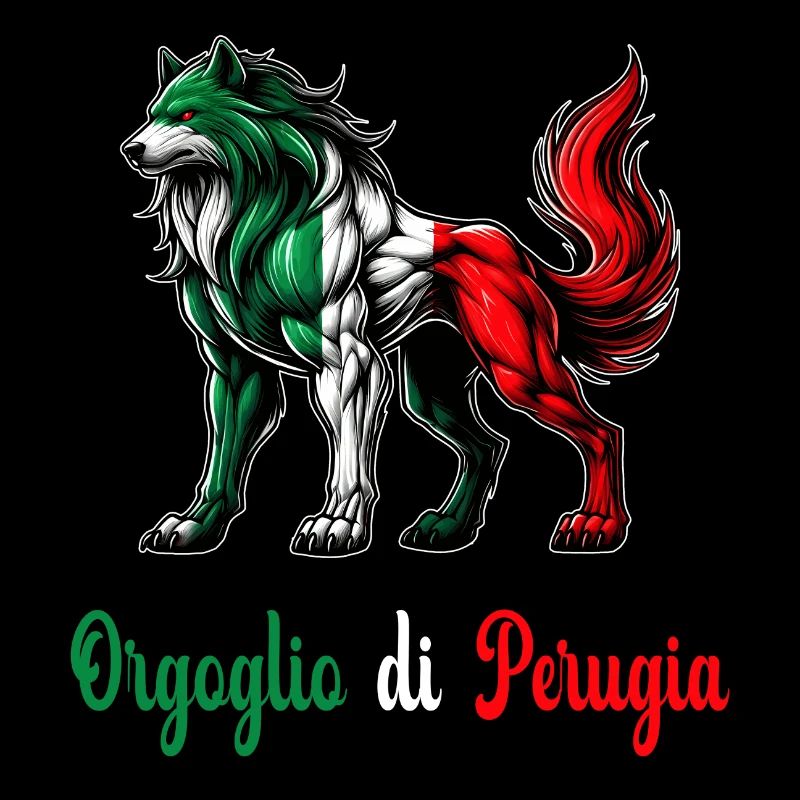 Drapeau de la fierté de Pérouse (Italie)