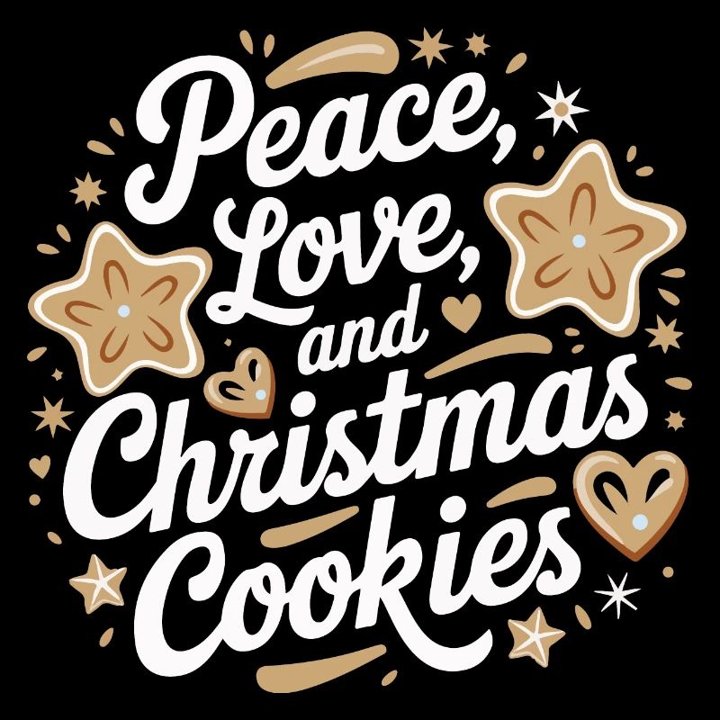 Paix, amour et biscuits de Noël