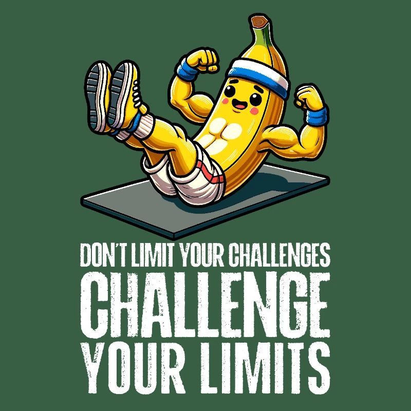 Challenge Your Limits Bodybuilder Abs