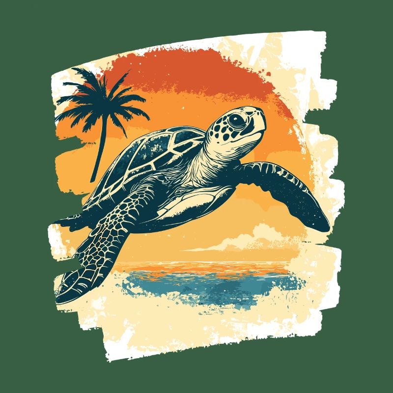 Sea Turtle Retro