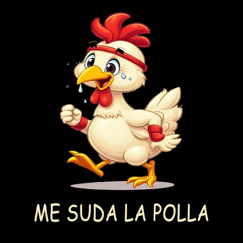 Animated Sweaty Hen