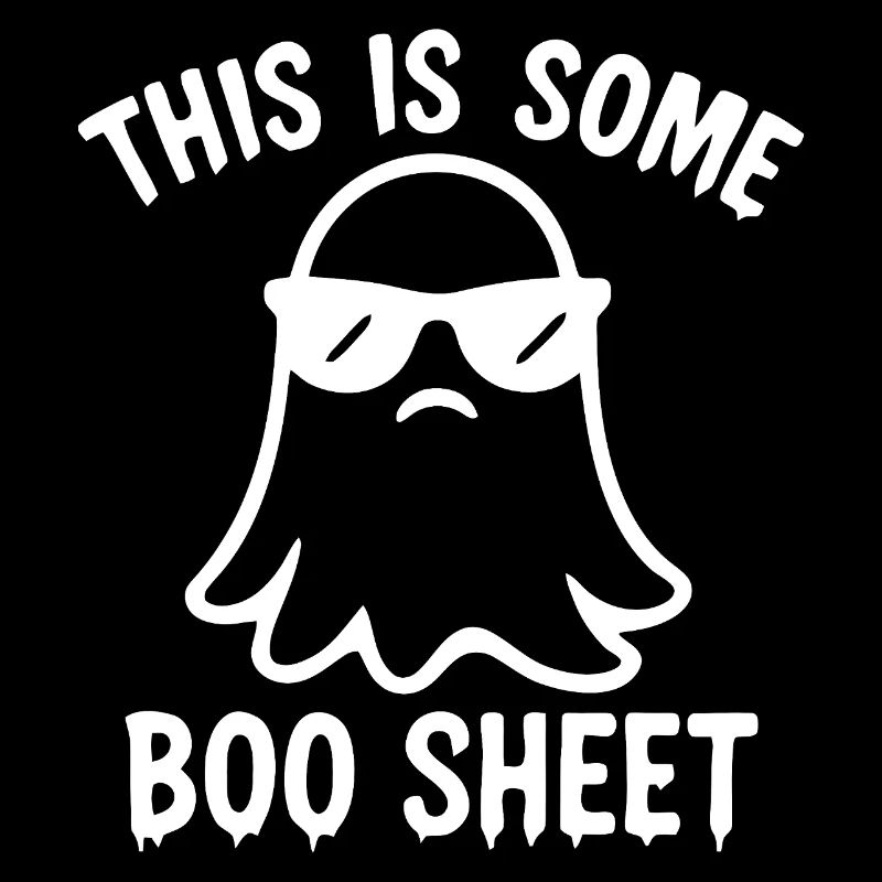 Halloween Geist mit Sonnenbrille Design