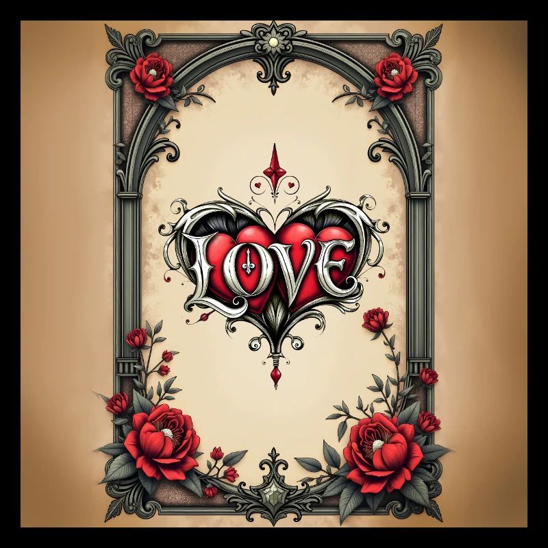 L’art corporel de l’amour dans le style gothique