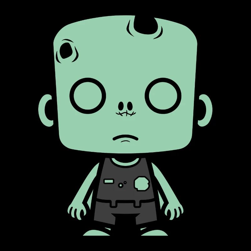 Minimalist Pop Art Figure
