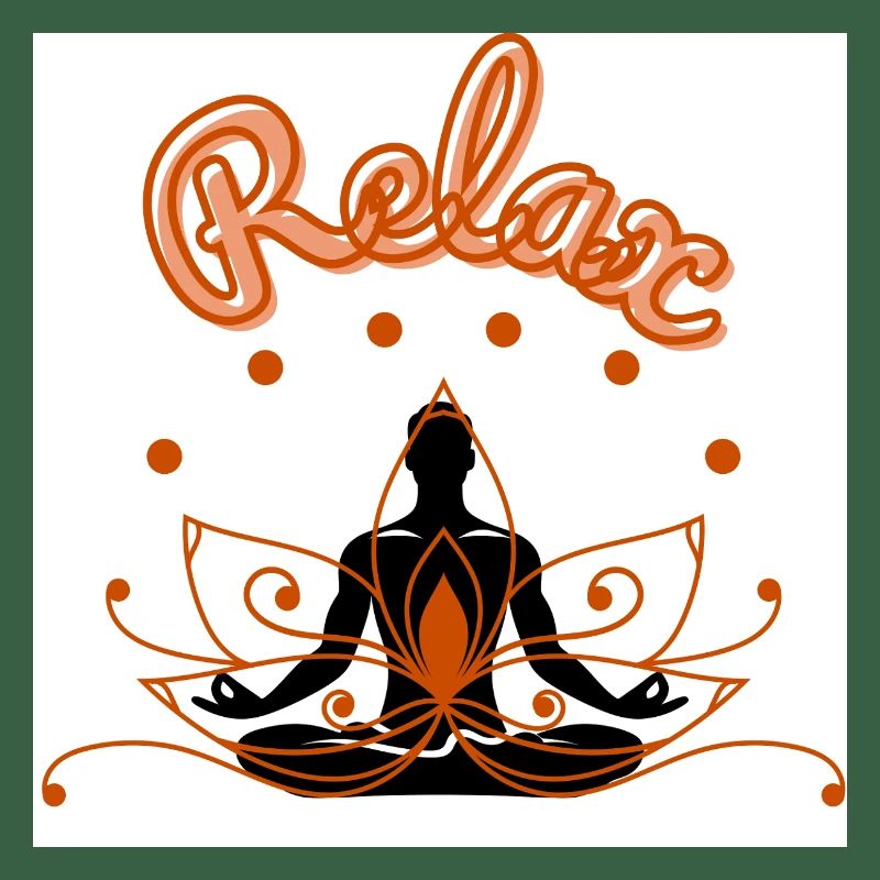 Lotus relaxant Conception de pleine conscience