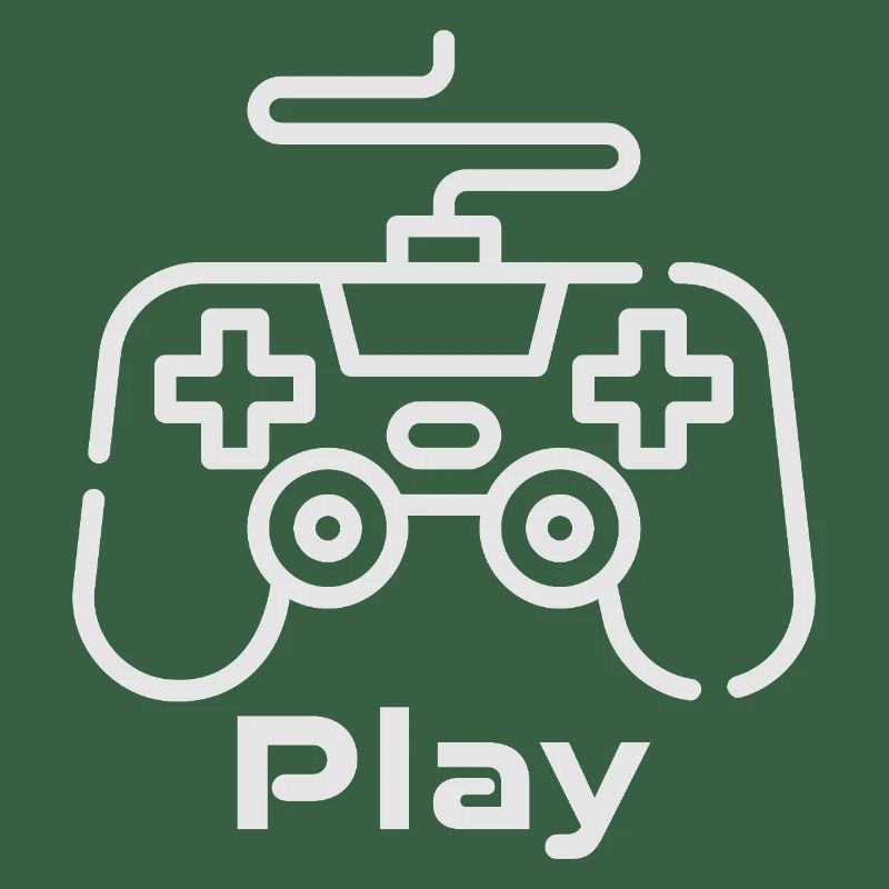 Retro Gaming Controller Illustration