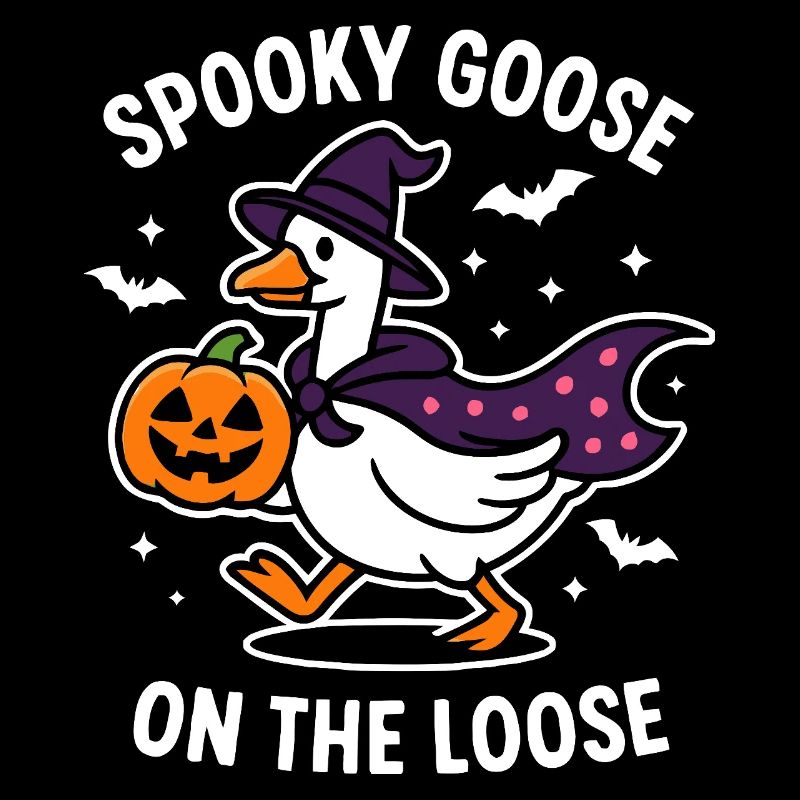 Spooky Goose Halloween Costume Design