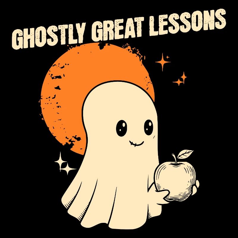 Squelette drôle de professeur pour Halloween en classe