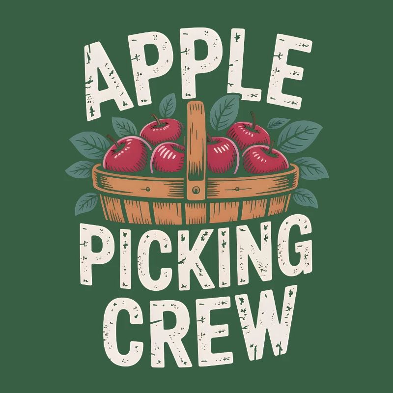Apple Picking Crew Fall Autumn Apple Picking
