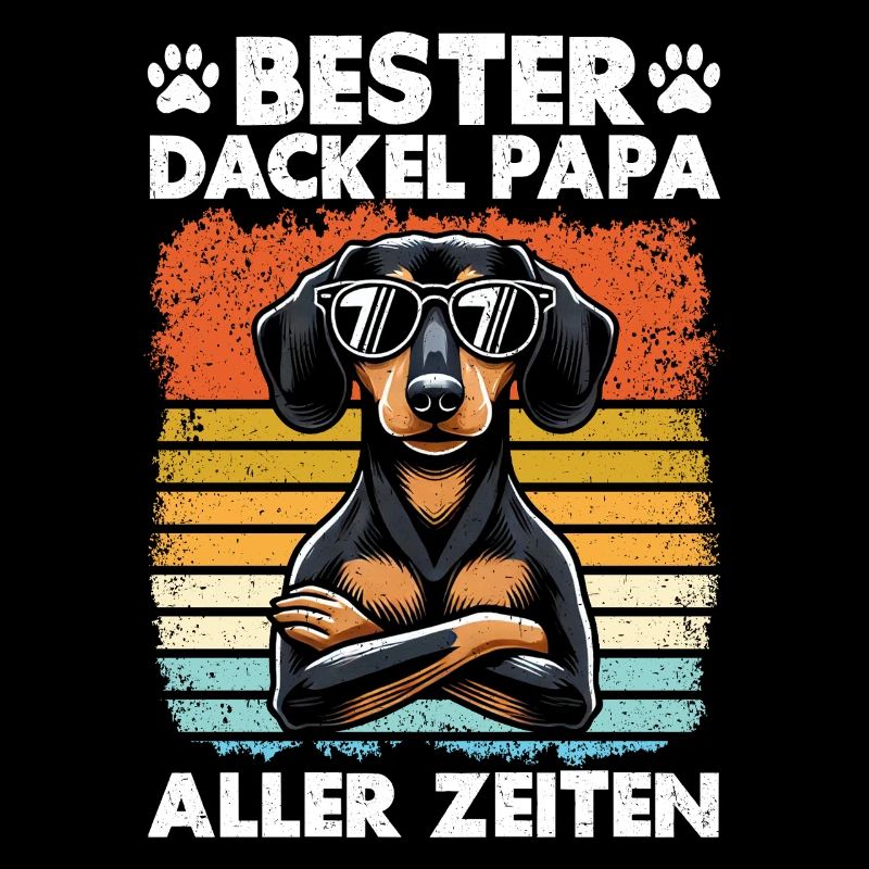 Dachshund Dad Dachshund Design Men Father's Day