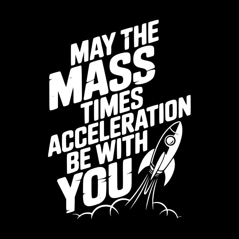May The Mass Times Acceleration Be With You