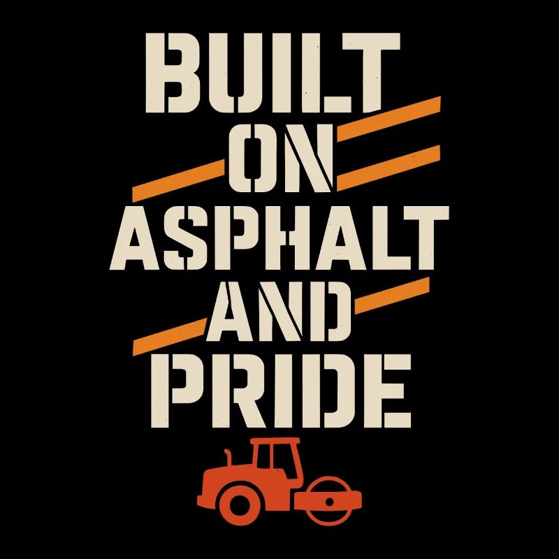 Road Construction Team Asphalt Concrete Team