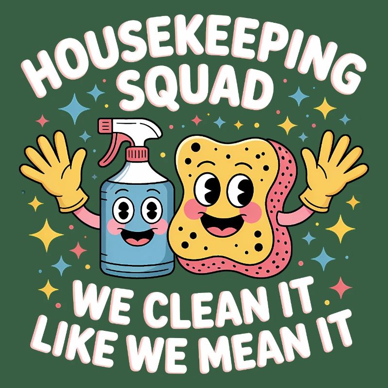 Funny Cleaning Design