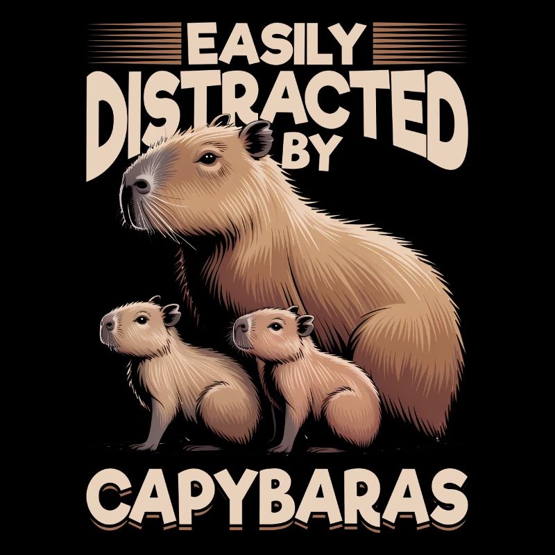 Funny aesthetic Kawaii Capybara