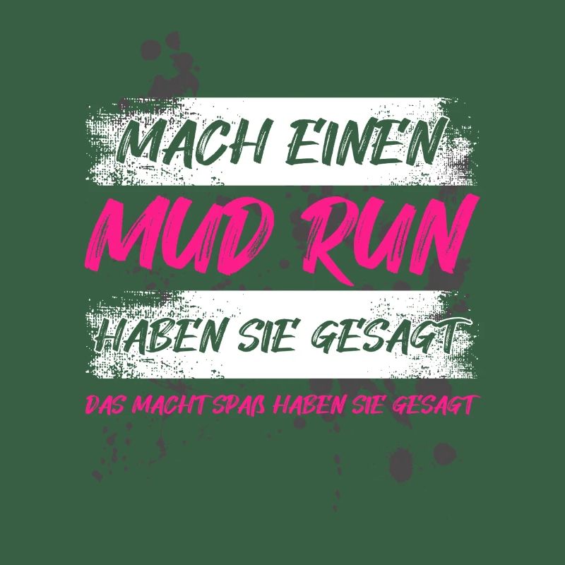 Mach einen Mud run Schlammlauf Mud Run Muddy Race