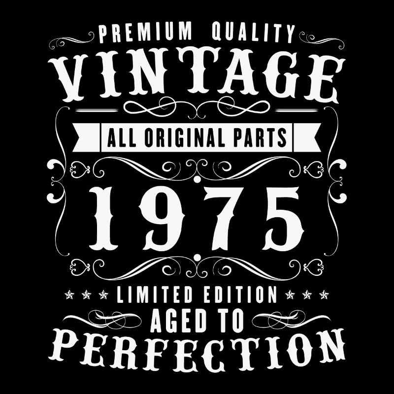 Vintage 1975 Impression Rétro