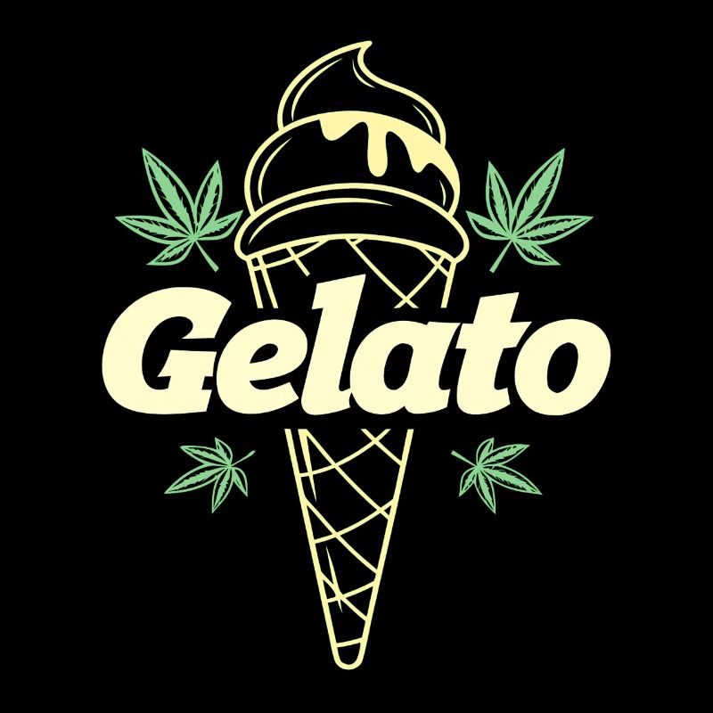 Cône de glace Gelato Leaf 420 Esthétique