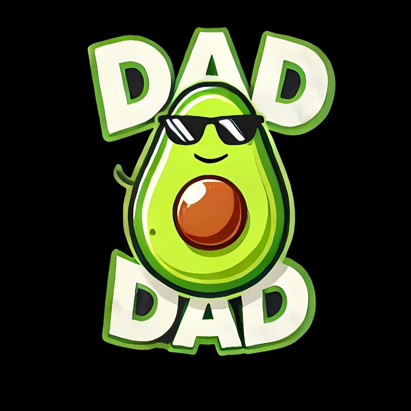 Avocado Papa mit Sonnenbrille, Väter