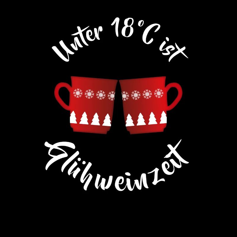 Vin chaud disant tenue de marché de Noël