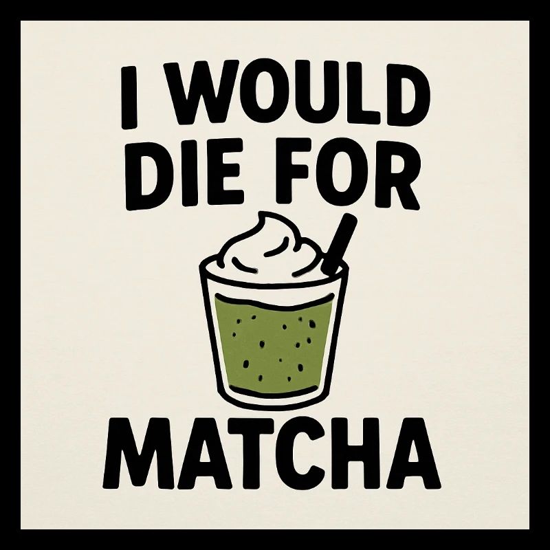 Je mourrais pour le Matcha