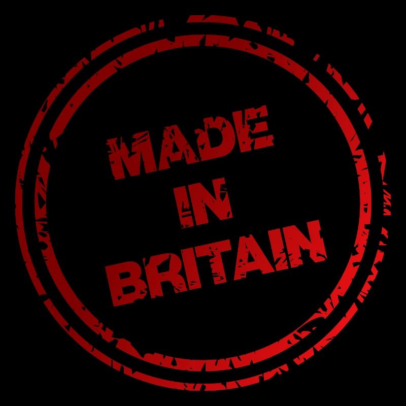 Made in Britain Distressed Roter Stempel