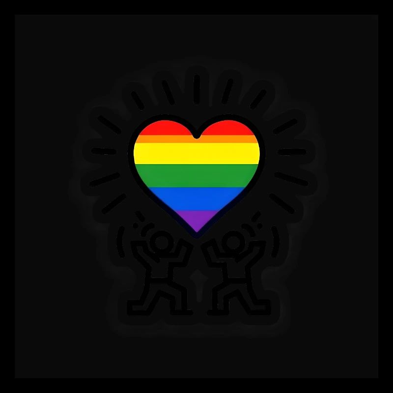 Heart Rainbow Celebration