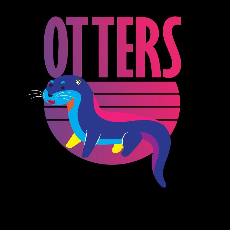 Loutre de mer rétro