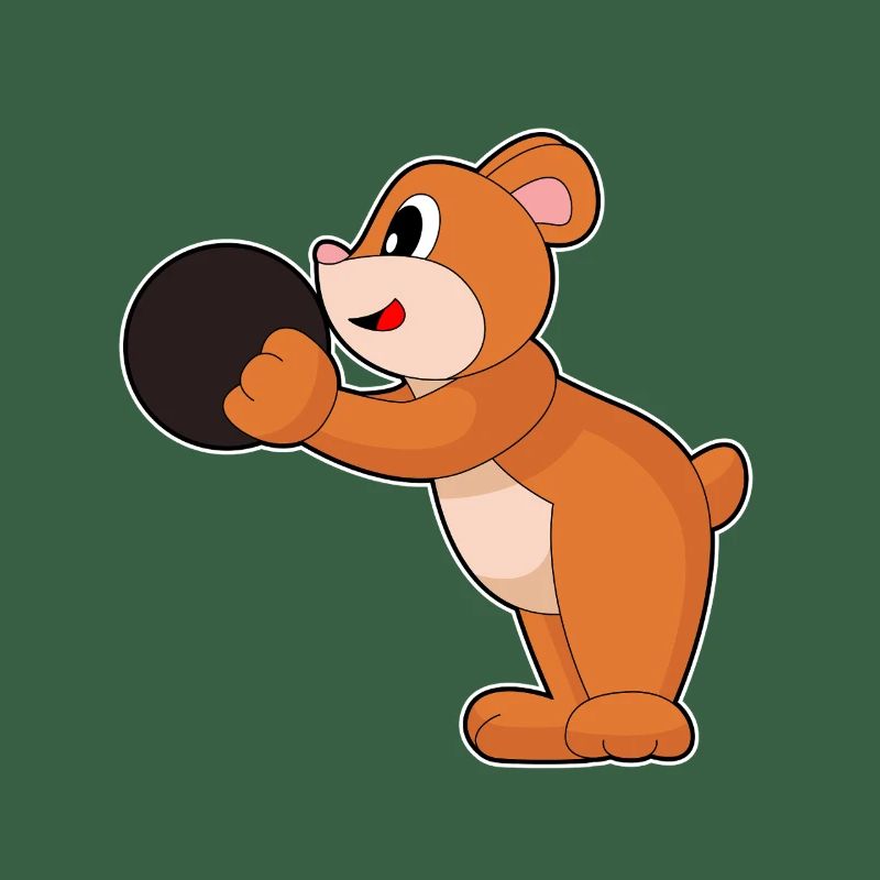 Bear Bowling Boule de bowling