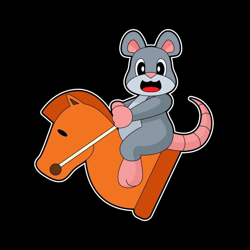 Maus Schachfigur Springer Schach