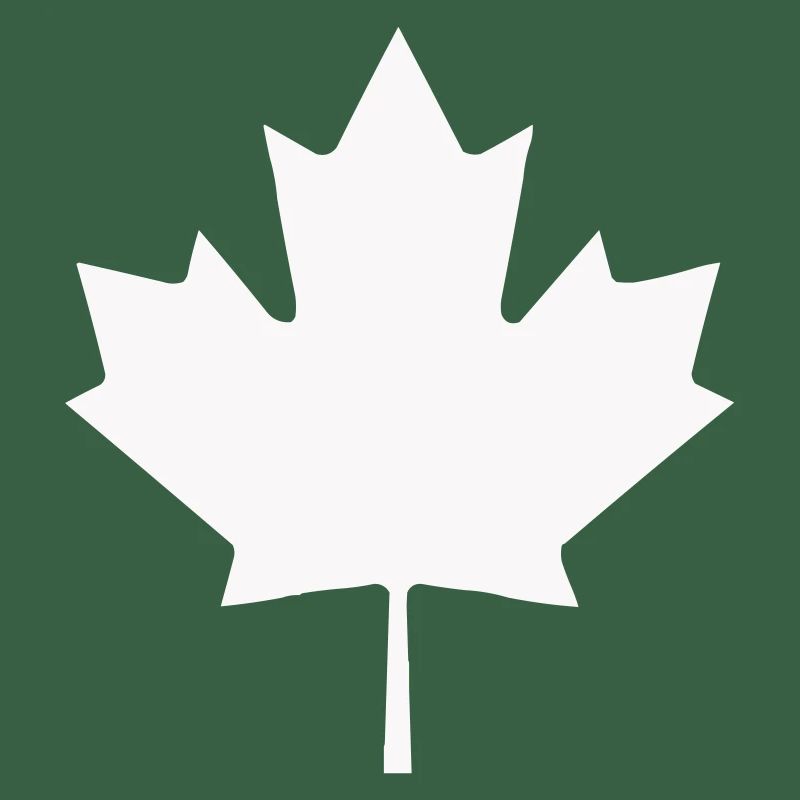 Silhouette de la feuille du Canada