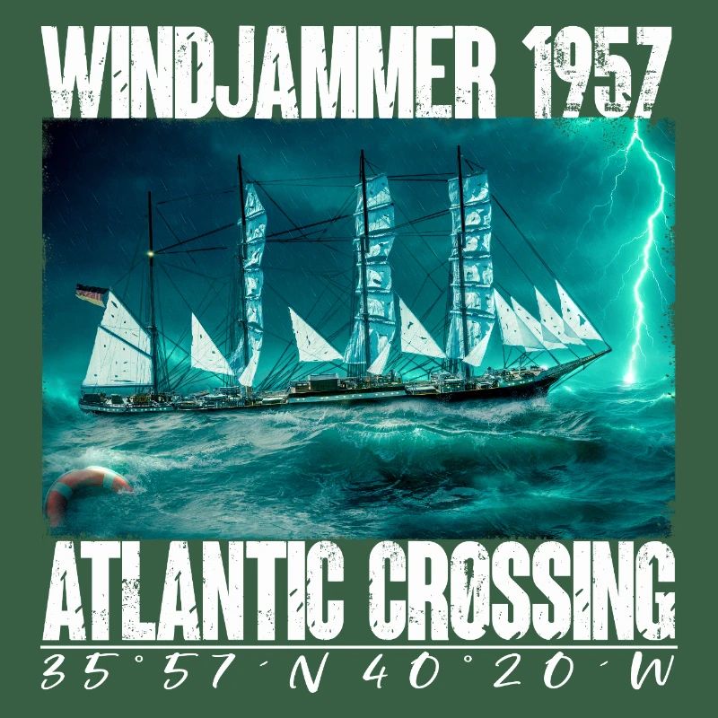 Windjammer 1957 - Atlantiküberquerung
