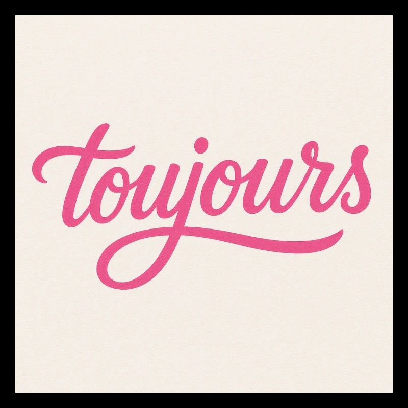 Toujours Pink Script