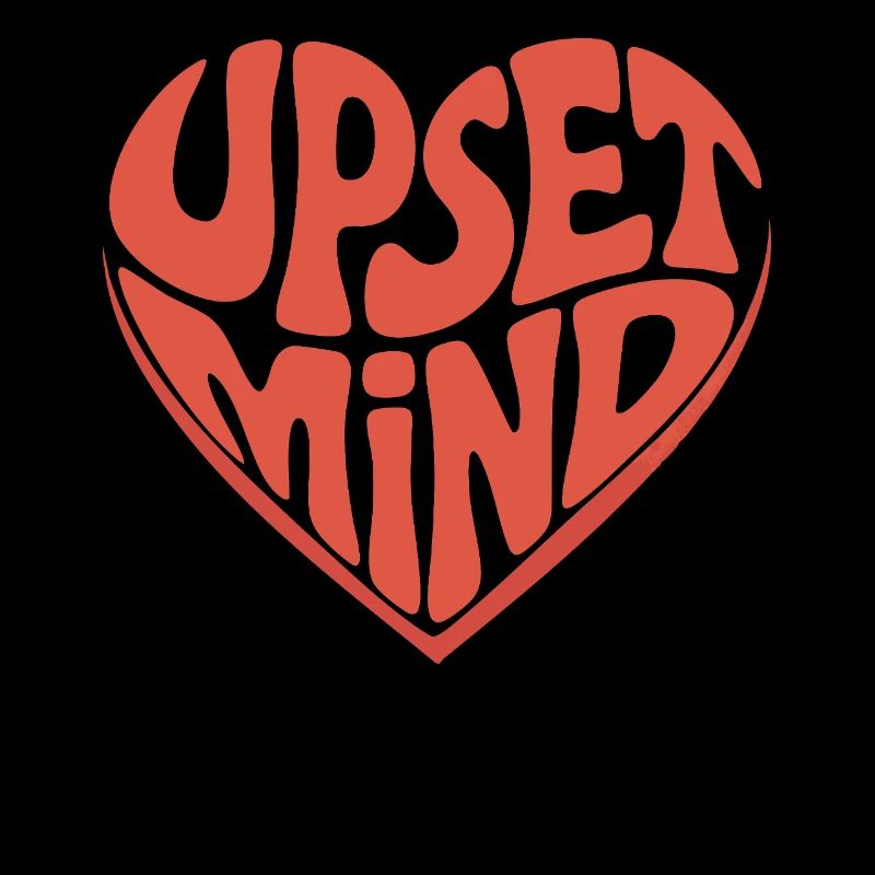 Upset Mind – Retro Herz Design
