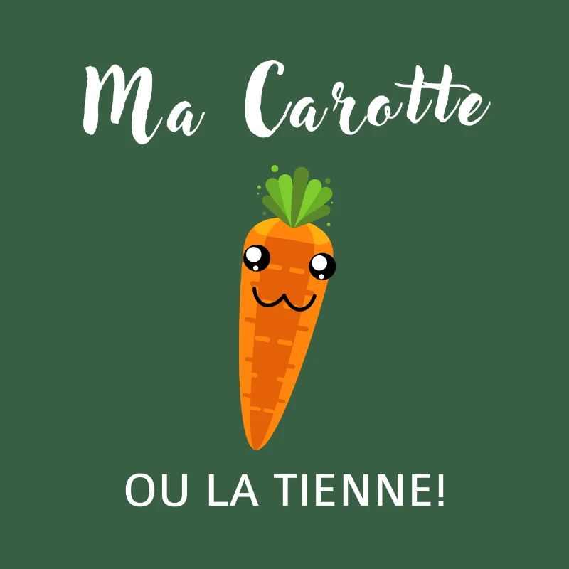 Meine lächelnde Karotte oder deine