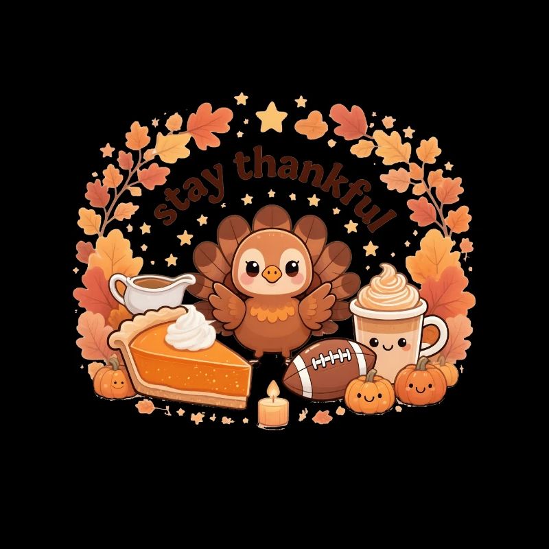 Stay Thankful Turkey Fall Feast