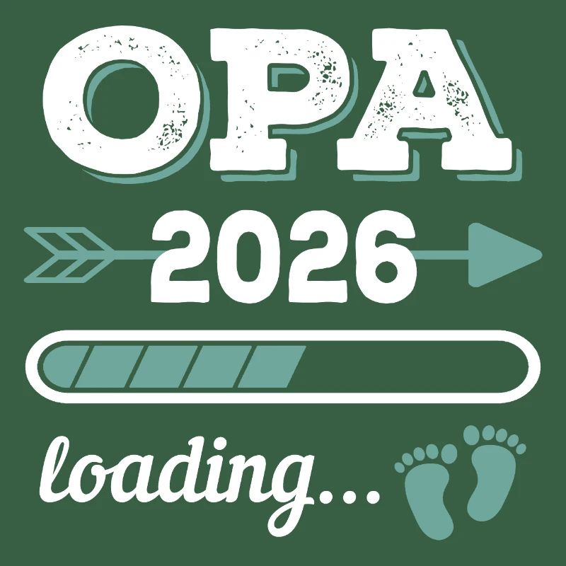 Opa 2026 Loading Werdender Großater Geschenkidee