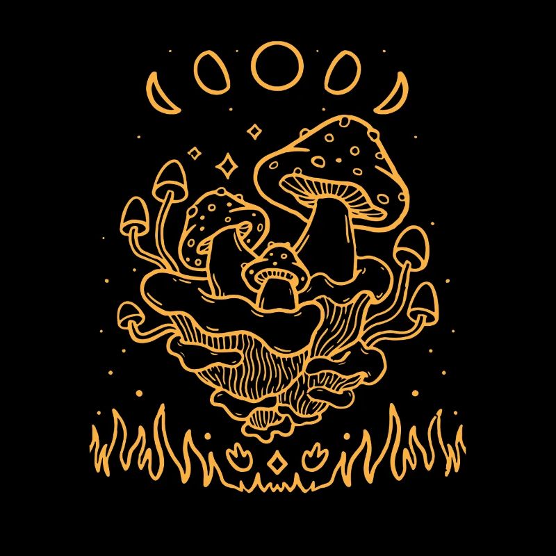 Champignons hallucinogènes et phases de lune Spiritual Boho