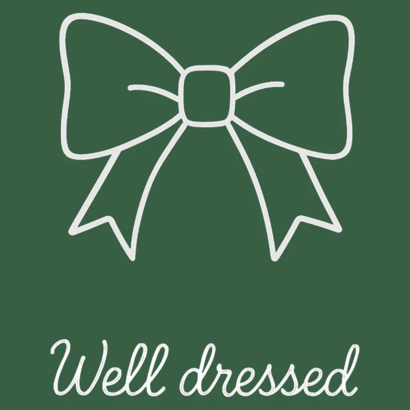Well dressed.