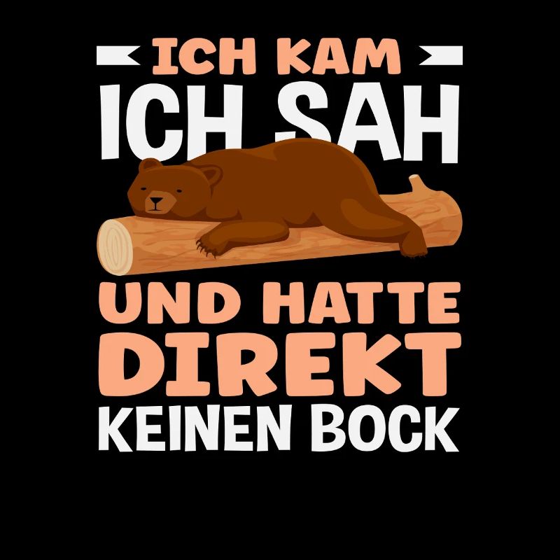 Funny Bear No Motivation Saying