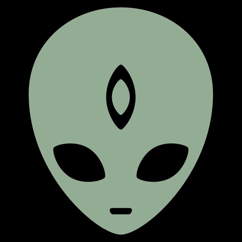Alien Third Eye Minimalist