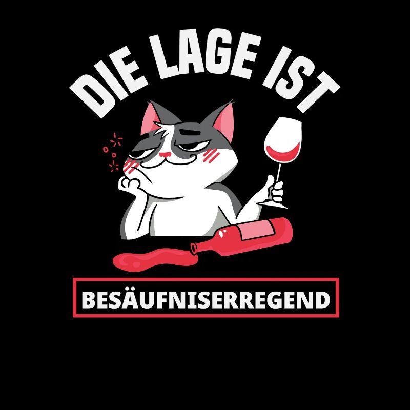 La situation est ivre, chat