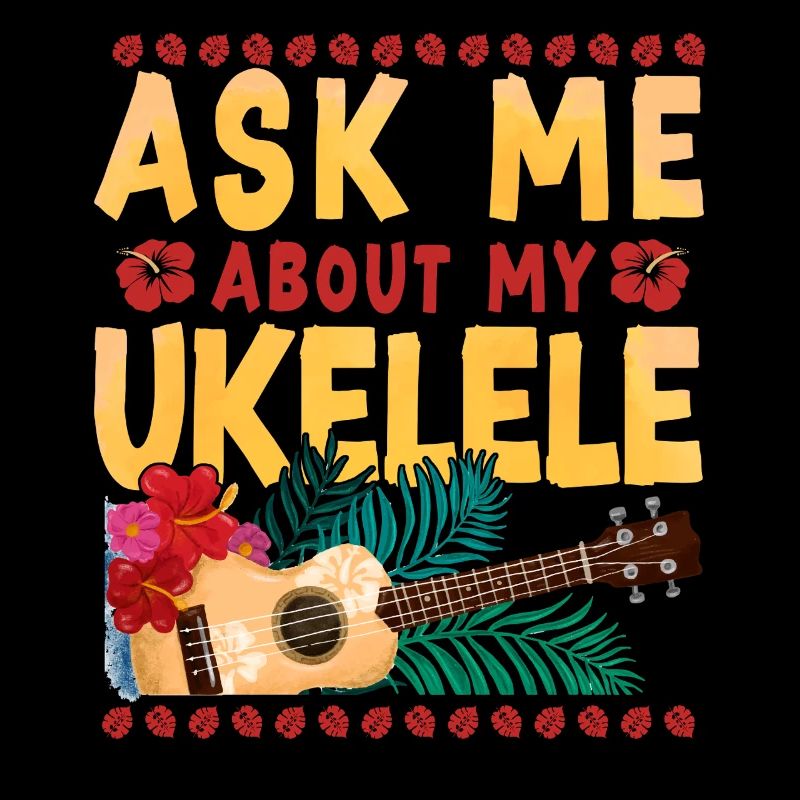 Ukulélé hawaïen Ukulélé Demandez-moi à propos