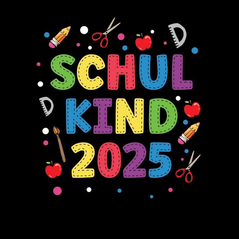 SchulKind 2025 Farbiges Schuldesign