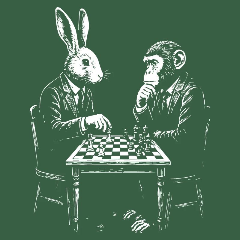 Rabbit and Monkey Chess Duel