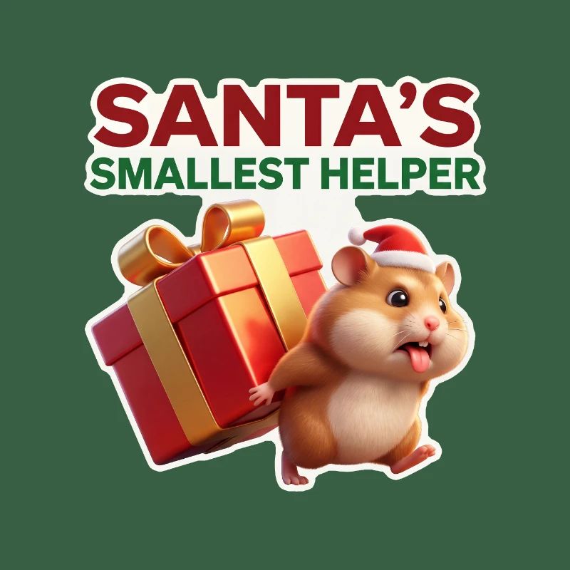 Santa's Smallest Helper Hamster