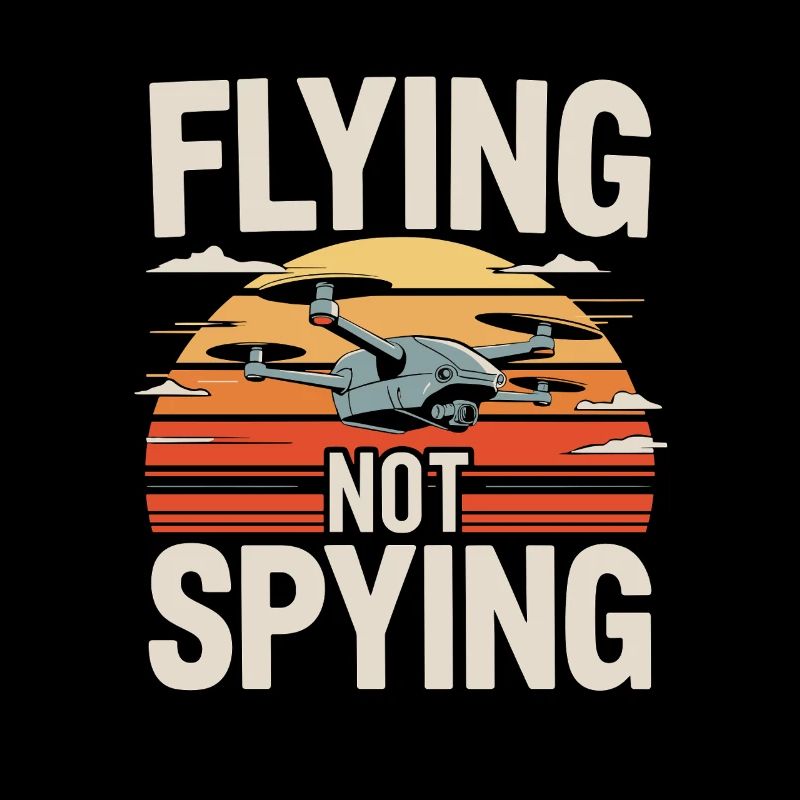 Flying Not Spying Drone Sunset