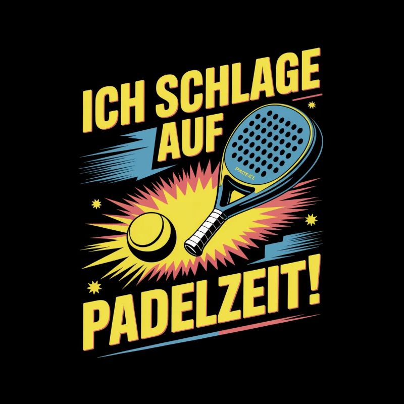 Padelzeit Neon Treffer