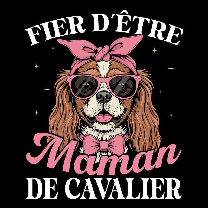  Stolz, Die Mama Eines Süßen Cavalier-hundes Zu