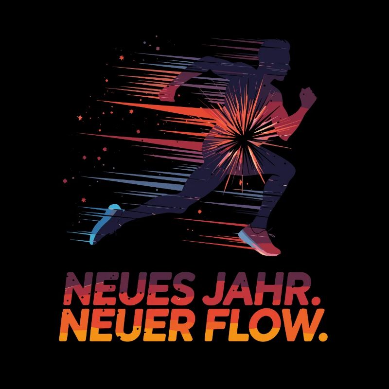 New Year New Flow Runner Motivation Jogging