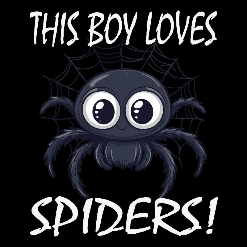 Boy loves spiders